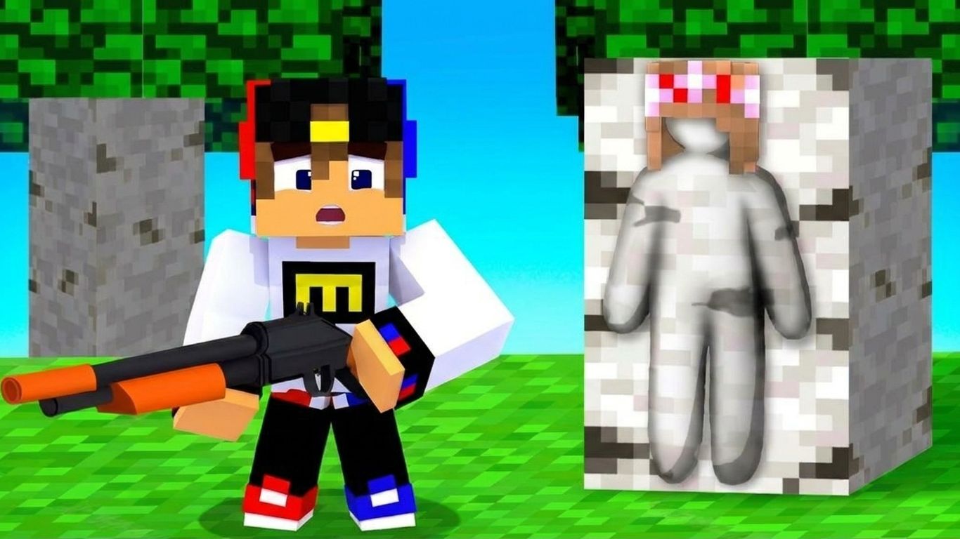 НУБ И ПРО ДЕВУШКА ИГРАЮТ В ПРЯТКИ С ЧЕЛОВЕЧКАМИ ИЗ ПЛАСТИЛИНА! ТРОЛЛИНГ В МАЙНКРАФТ ЕВГЕНБРО