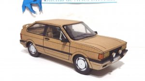 как сделать из картона машину гол gti