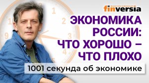 Экономика России: что хорошо – что плохо. Экономика за 1001 секунду
