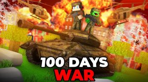 выживают на ВОЙНЕ 100 ДНЕЙ в Майнкрафте! - Майзен