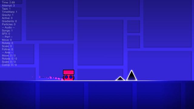 Geometry Dash  прохождение Stereo Madness !!!!!