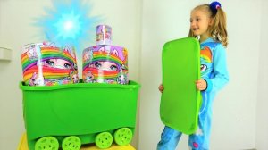 Полина и волшебная коробка с единорожками Poopsie surprise unicorn