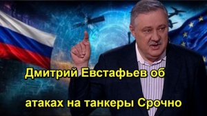Дмитрий Евстафьев об атаках на танкеры Срочно