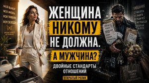ЖЕНЩИНА НИКОМУ НИЧЕГО НЕ ДОЛЖНА? ДВОЙНЫЕ СТАНДАРТЫ ОТНОШЕНИЙ