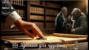 4️⃣💼 Адвокат для чудовищ 🧟 Умное фэнтези для тех, кто ценит железную логику и тонкий юмор Часть4️⃣