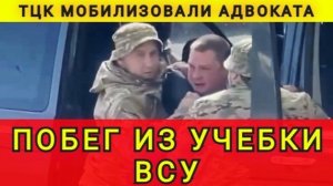 ТЦК МОБИЛИЗОВАЛИ АДВОКАТА !!