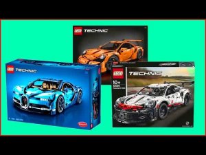 Сборка коллекционных моделей LEGO Technic: Bugatti Chiron и Porsche 911
