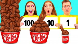 100 Слоев Еды Челлендж _ Забавные Кухонные Лайфхаки