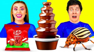 Шоколадный Фонтан Челлендж # Смешные Ситуации с Едой c Ideas4Fun Challenge