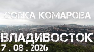 Владивосток вид на город с сопки Комарова (7 августа 2026).