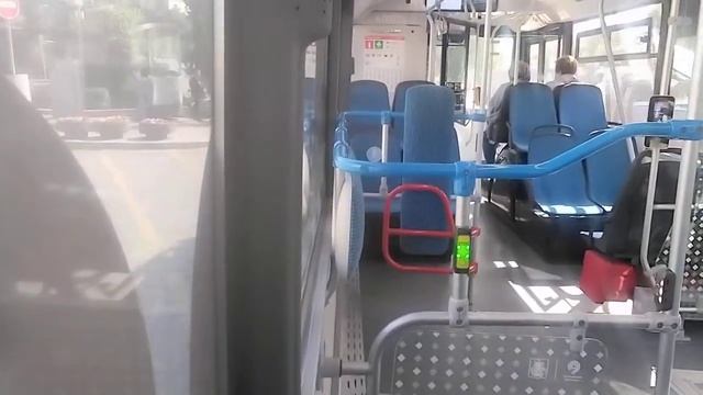 Поездка На Электробусе №М6 Через Лужнецкий Проезд (Стадион Лужники–Дангауэровка) Москва 30.08.2025
