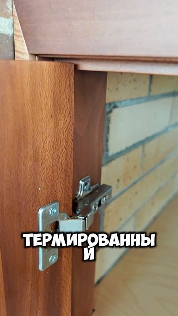 Дверки для зоны барбекю. Термированный платан
