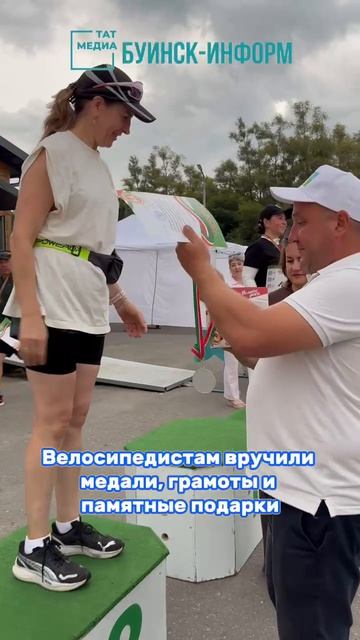 В Буинске прошёл велопробег в рамках всероссийского спортивного марафона «Сила России»!