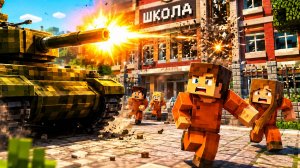 ЧТО ДЕЛАЕТ ТАНК ВОЗЛЕ СПЕЦШКОЛЫ №13? МАЙНКРАФТ СЕРИАЛ МУЛЬТИК ДЛЯ ДЕТЕЙ ТРОЛЛИНГ ДЕТИ МОДЫ MINECRAFT