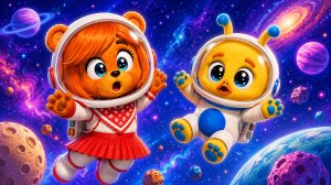 😳СУПЕР МИШКА, НО Я И ШИКА ЛЕТИМ В КОСМОС!!! В SUPER BEAR ADVENTURE
