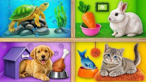 Мы построили дом для домашних животных #Смешные ситуации