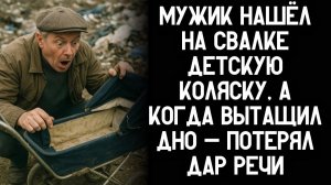 История из жизни. Старая коляска на свалке. Он поднял дно и остолбенел — там было нечто страшное.