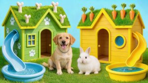 Домики Одного Цвета для Животных Челлендж _ Сумасшедший Челлендж