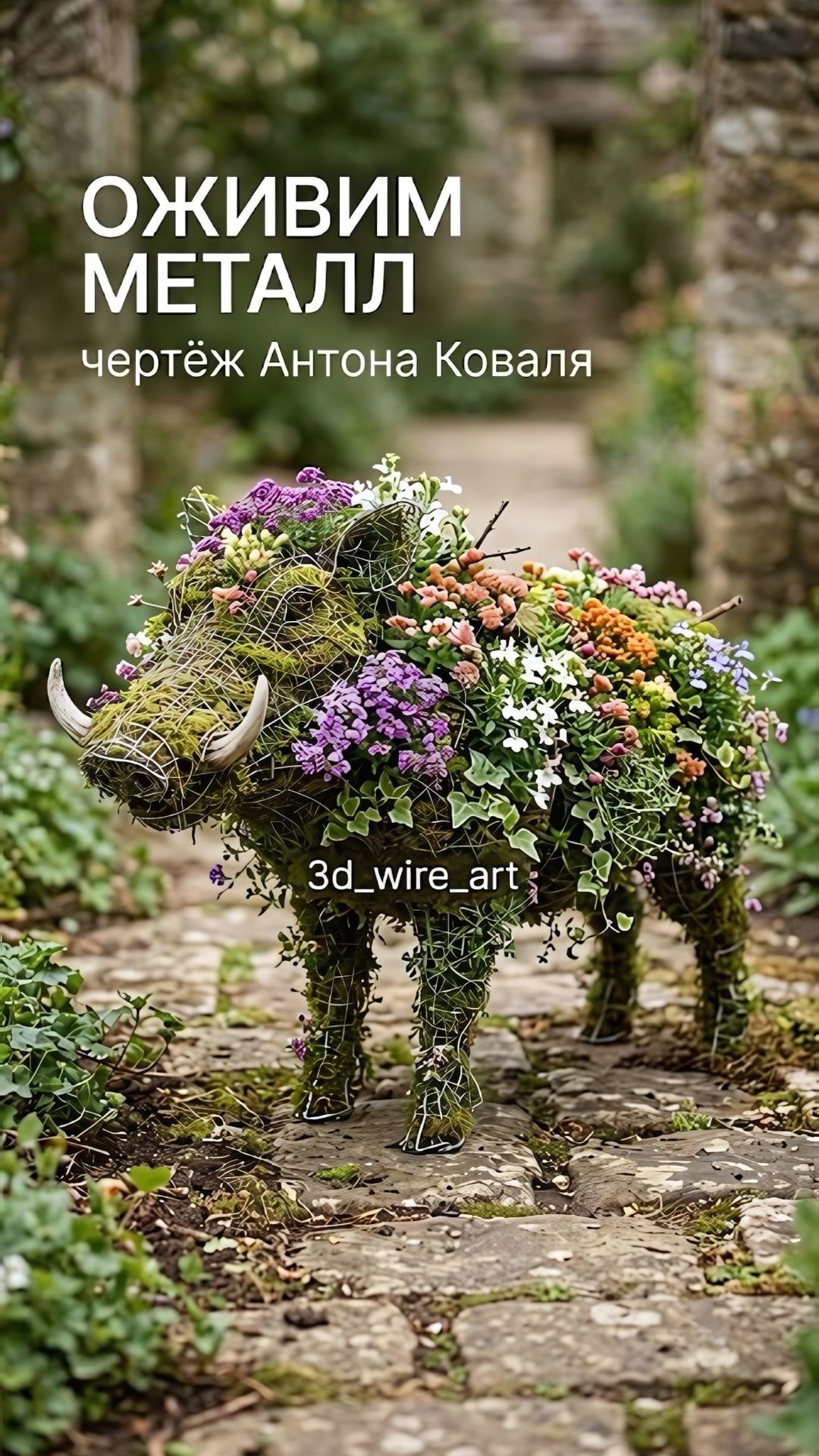 КАБАН СЕКАЧ  (3d_wire_art)