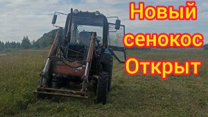 Косим на свой страх и риск! Косим неизвестные земли на разрезах после рекультивации.
