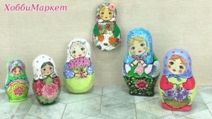 Матрешки из разных материалов своими руками! Много идей и советов. ХоббиМаркет