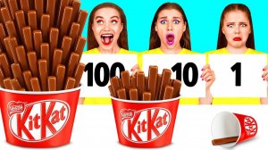 100 Слоев Еды Челлендж # Умные Гаджеты или Лайфхаки от DaZaZa Challenge