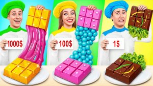 1$ vs 100$ vs 1000$ Кулинарный Челлендж