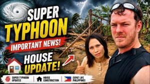 ИСХОД РУССКИХ МУЖИКОВ В ДЖУНГЛИ. Important news, super typhoon, house construction. Expat vlog