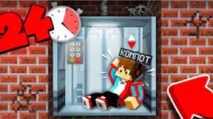 24 ЧАСА В ЛИФТЕ В МАЙНКРАФТ Компот Minecraft