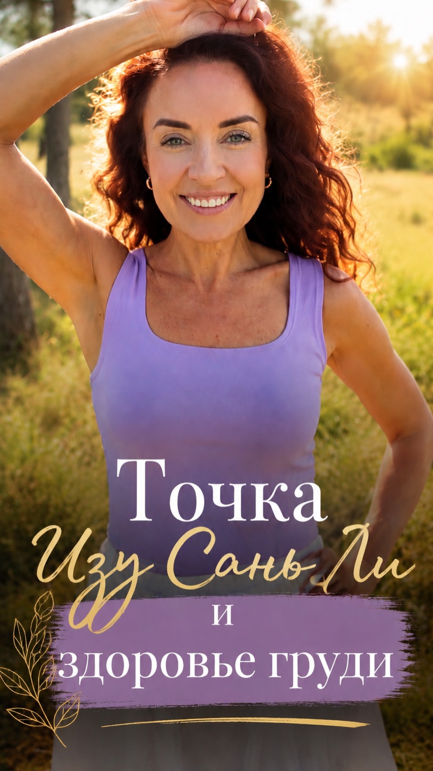 Цзу Сань Ли и при чём здесь эта точка и  здоровье груди?