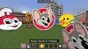 Я добавил Чака Э. Cheese Nextbot в Minecraft PE