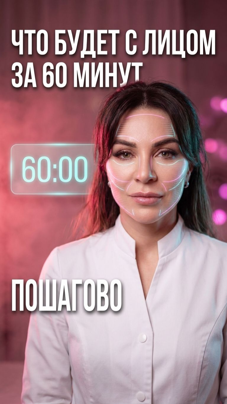 60 минут — и лицо другое 😱