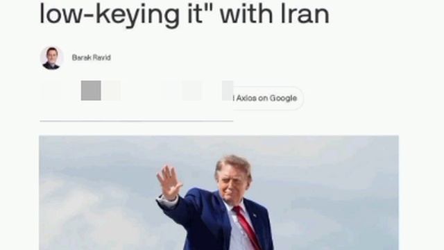 ‼️🇺🇸🇮🇷 Трамп заявил, что США пока не будут возобновлять масштабные боевые действия против Ирана