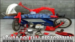 Большой разбор. Часть 1 (Полная реставрация Honda C90)