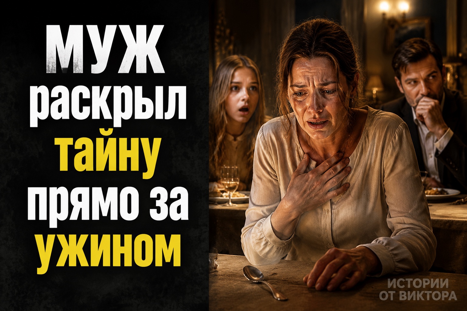 Муж признался за ужином: нашу дочь привели по плану
