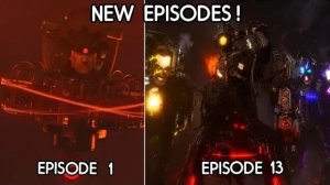 Skibidi War 1 - 13 All Episodes + [SECRET SCENES] JUGGERNAUT BROTHER KILL (Episode 14?)