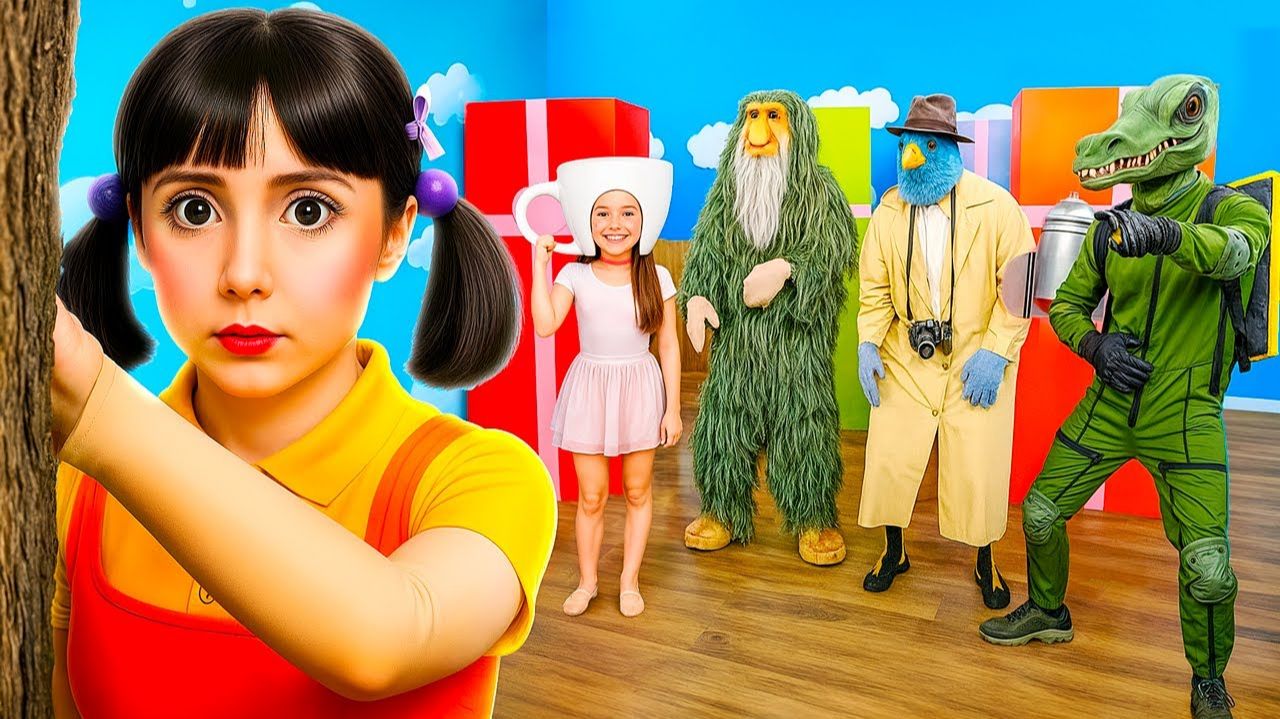 Балерина Капучина Vs Кукла из Игры в Кальмара!