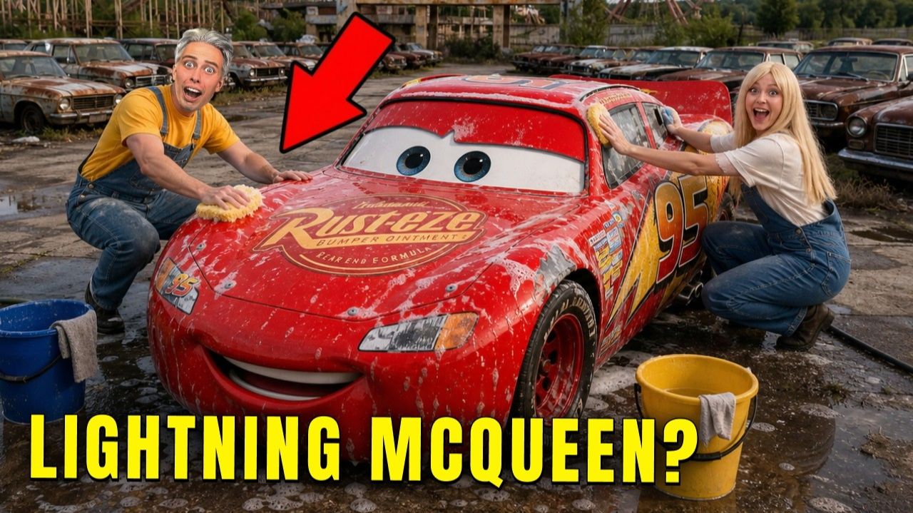 МЫ СНЯЛИ НАСТОЯЩЕГО LIGHTNING MCQUEEN НА ДРОН !!!