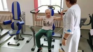 поездка на тренажёры в соц.помощь.