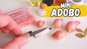 Удивительный набор игрушечной кухни: готовим настоящую еду в миниатюре (Адобо)