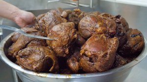 острая говяжья лапша в китайском стиле - корейская уличная еда