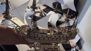 Собираем парусный  корабль  «Гроза морей»