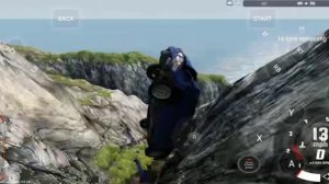 BeamNG drive на телефон спуск с горы