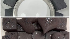 ASMR chalk ⬛️🌑⬛️ +H2O💦Черный бум 3в1