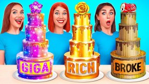 Бедная vs Богатая vs Ультра Богатая еда Челлендж _ Потрясающие Кухонные Лайфхаки