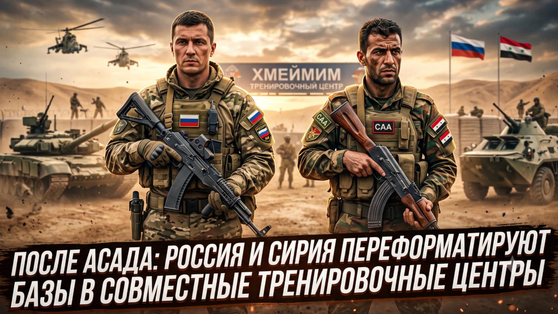 ⚡️Россия и Сирия переформатируют базы в совместные тренировочные центры