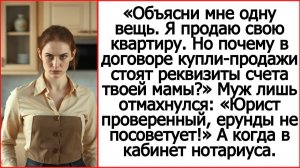 Я продаю свою квартиру. Но почему в договоре купли-продажи стоят реквизиты твоей мамы? Истории из жи