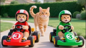 Мама-кошка подстригает шерсть на ферме и делает тигровую шапку для котят дома🐾🎩🐯
