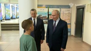 Путин встретился с пригласившим его в Бурятию школьником