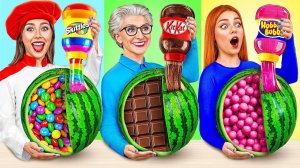 Кулинарный Челлендж_ Я против Бабушки _ Удивительные Кухонные Трюки